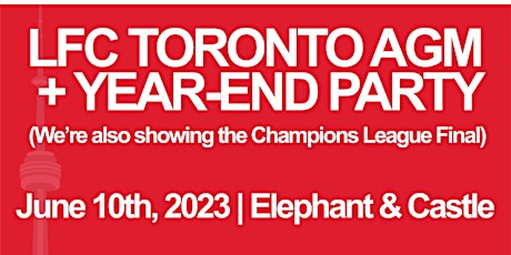 LFC Toronto AGM + Champions Leauge Party