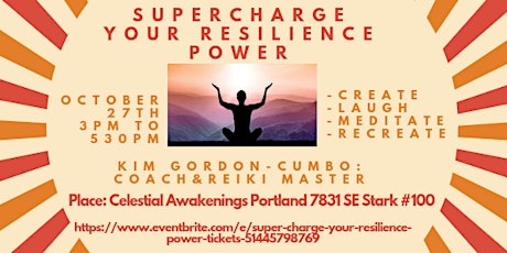 Super Charge Your Resilience Power primary image