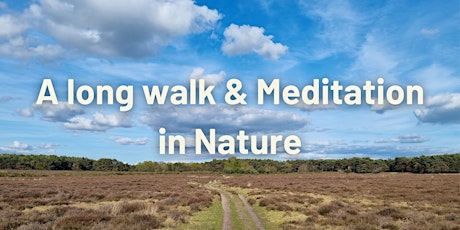 A long walk with a meditation session in nature primary image