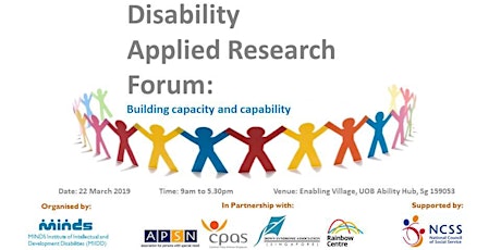 Disability Applied Research Forum primary image