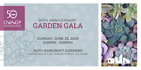 OWA+DP 50th Anniversary Garden Gala