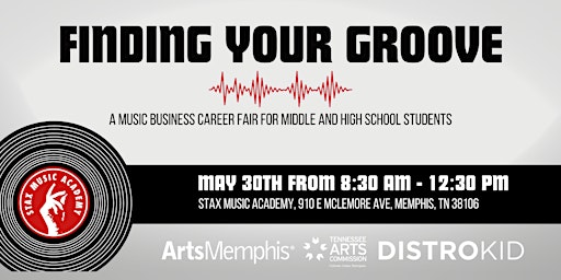 Finding Your Groove: A Music Business Career Fair for 6th-12th graders primary image