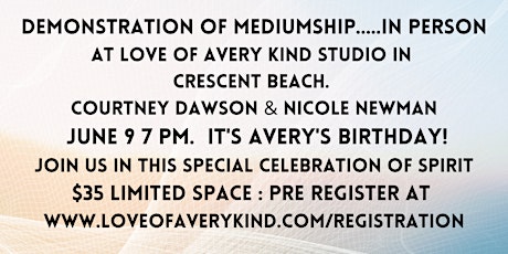 Avery Aloha Spirit Mediumship Demonstration Nicole Newman & Courtney Dawson