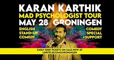 Karan Karthik MAD PSYCHOLOGIST TOUR + support! Stand-up comedy in English primary image