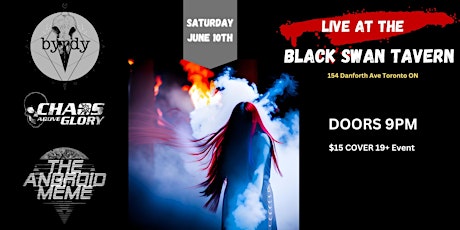 Saturday June 10th LIVE AT THE BLACK SWAN TAVERN