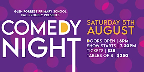 Comedy Night - Glen Forrest Primary School P&C primary image