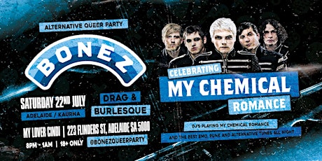 BONEZ Queer Party Celebrates My Chemical Romance (Adelaide) primary image
