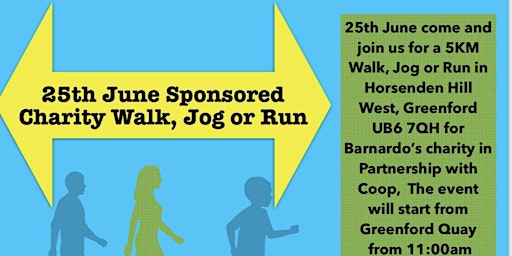 Imagen principal de 25th June come and join us for a 5KM Walk or Jog or Run in Horsenden