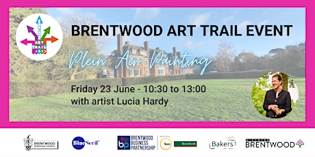 Imagen principal de Brentwood Art Trail Plein Air Painting with Lucia Hardy
