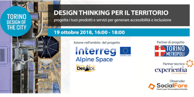 Design Thinking per il territorio Design Thinking per il territorio