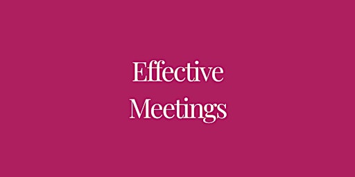 Imagen principal de Effective Meetings