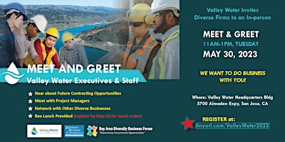 Meet and Greet Valley Water Execs and Staff