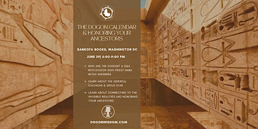 The Dogon Calendar & Honouring Your Ancestors primary image