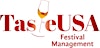 Logotipo da organização TasteUSA Food and Drink Festivals