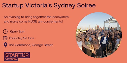 Startup Victoria's Sydney Soirée
