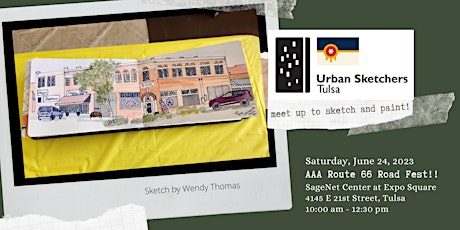 Urban Sketchers Tulsa: June Meet-up!!