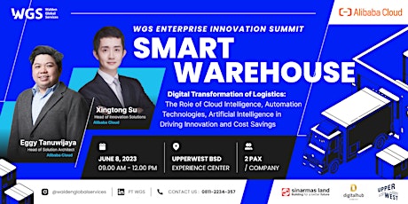 WGS Enterprise Innovation Summit Smart Warehouse with Alibaba Cloud