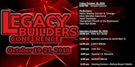 Legacy Builders Conference primary image