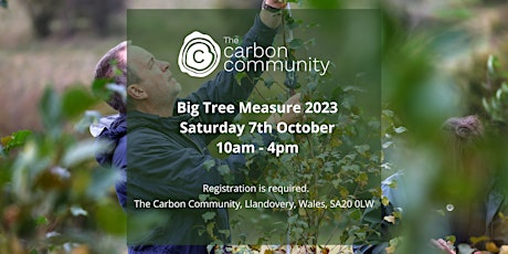 The Carbon Community's  Big Tree Measure 2023!