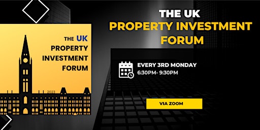 The UK Property Investment Forum (Virtual) primary image