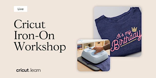 Workshop: Cricut™ Iron-On T-Shirt (UK) primary image