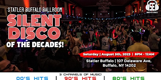 Silent Disco of the DECADES (80s, 90s, 00s)