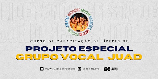 Primaire afbeelding van Curso de Capacitação de Líderes Grupo Vocal JUAD