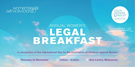 Annual Women's Legal Breakfast 2018 primary image