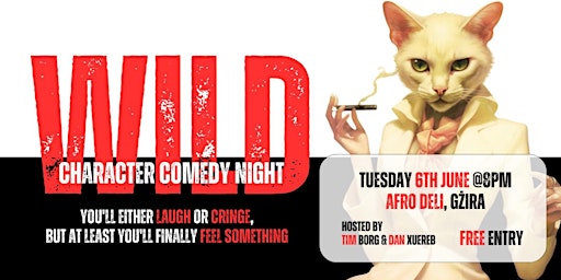 Immagine principale di WILD Character Comedy Night at Afro Deli 