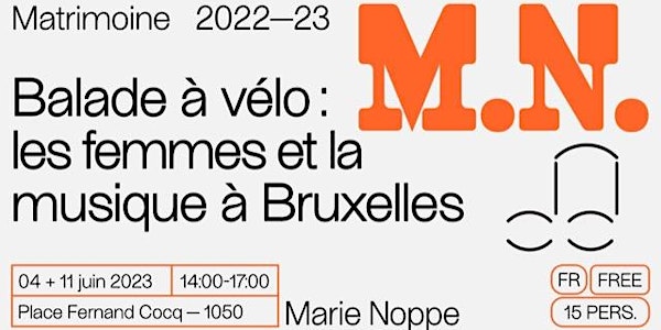 Les femmes et la musique à Bruxelles : tour à bicyclette avec Marie Noppe