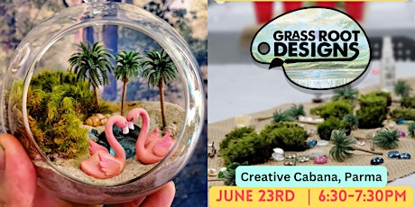 Flamingo Terrarium Globe | Creative Cabana