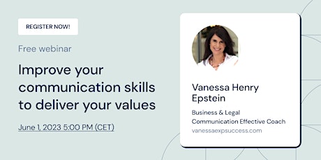 Hauptbild für Improve your communication skills to deliver your values