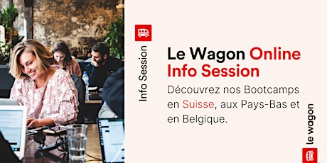 Hauptbild für Online info session découvrez nos Bootcamps en Suisse, Pays-Bas et Belgique