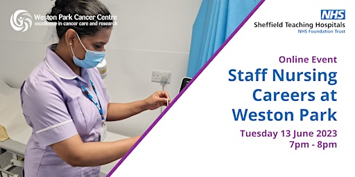 Staff Nurse Careers at Weston Park Cancer Centre primary image