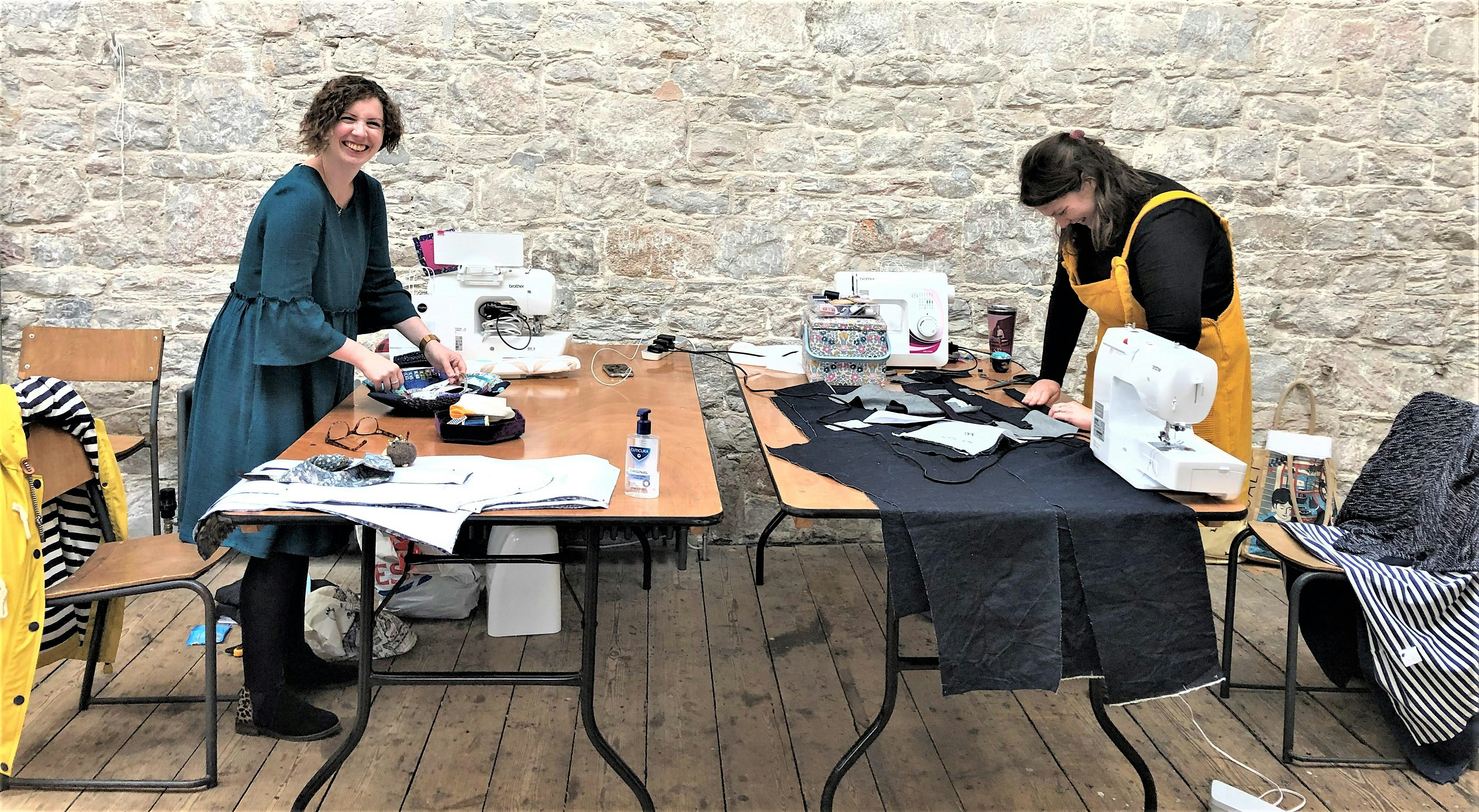 Sewing Socially: Plymouth Sewing Community Fun and Productive Gathering!
