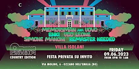 Private a Villa Isolani - Festa privata