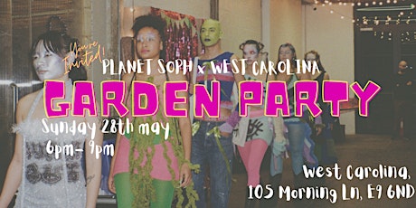 Exclusive Garden Party with Planet Soph & West Carolina primary image