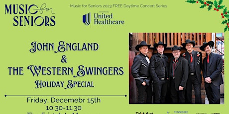 Hauptbild für Music for Seniors Free Daytime Concert w/ The Western Swingers Holiday