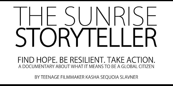 Toronto Premiere - Award Winning Documentary - The Sunrise Storyteller 