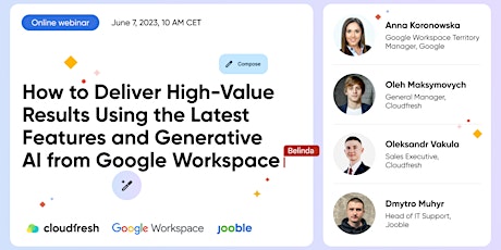 High-Value Results with the Google Workspace updates and Generative AI