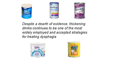 Thickeners to treat dysphagia: the disconnect between evidence and practice primary image