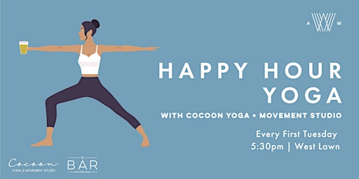 Happy Hour Yoga with Cocoon Yoga + Movement Studio  primärbild