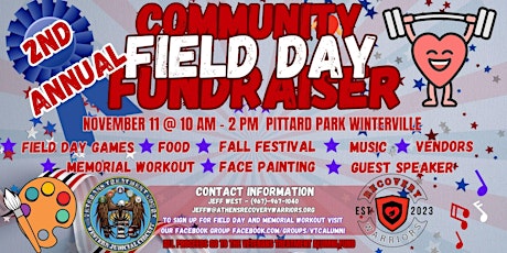 2nd Annual Community Field Day Fundraiser