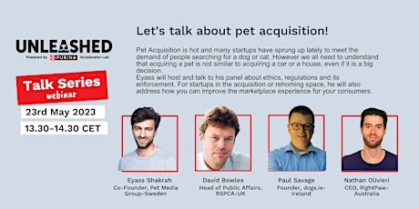 Hauptbild für Let's talk about Pet Acquisition!