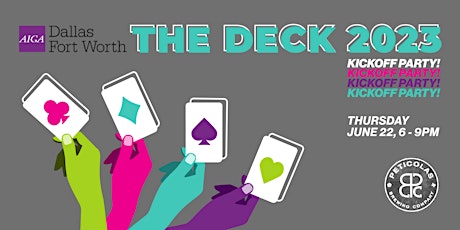 [SOLD OUT] The Deck 2023 Kickoff Party  primärbild