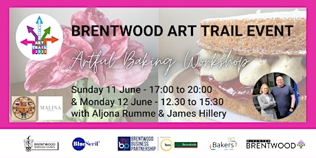 Imagem principal do evento Brentwood Art Trail Artful Baking with Aljona Rumme & James Hillery
