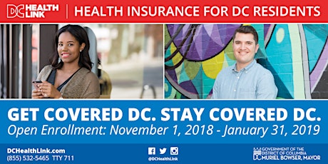 DC Health Link 2019 Open Enrollment Kick-Off primary image