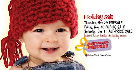 PRESALE - JBF Austin Holiday Sale - First Time Parents/Grandparents primary image