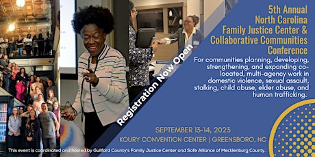 NC Family Justice Center and Collaborative Communities Conference - 2023