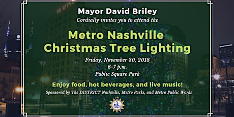 Metro Christmas Tree Lighting 2018 primary image